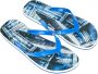 Just Cavalli Logo Mannen Flip-Flops Beachwear Schoenen Blue Heren - Thumbnail 3