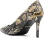 Just Cavalli Platte Schoenen Python Effect Gouden Detail Multicolor Dames - Thumbnail 3