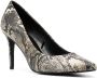 Just Cavalli Platte Schoenen Python Effect Gouden Detail Multicolor Dames - Thumbnail 4