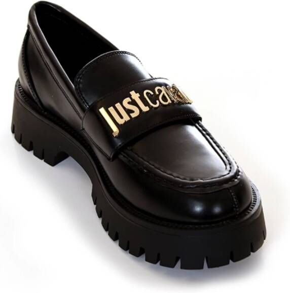 Just Cavalli Platte schoenen Black Dames