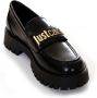 Just Cavalli Zwarte dames mocassins stijlvol model Black Dames - Thumbnail 4