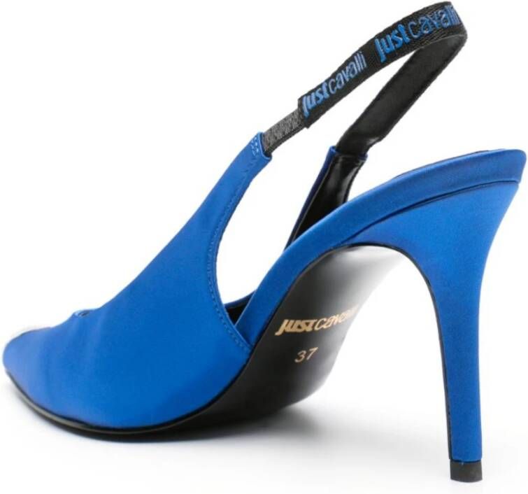 Just Cavalli Platte schoenen Blue Dames