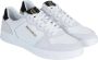 Just Cavalli Grainy Leather Heren Sneakers White Heren - Thumbnail 3