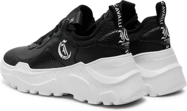 Just Cavalli Stijlvolle Sneakers voor Mannen en Vrouwen Black Dames