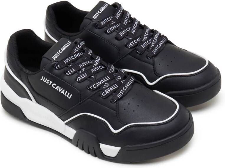 Just Cavalli Stijlvolle Sneakers voor Mannen en Vrouwen Black Heren