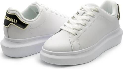 Just Cavalli Witte damessneakers 77Ra3Sb2 Zpa68 White Dames