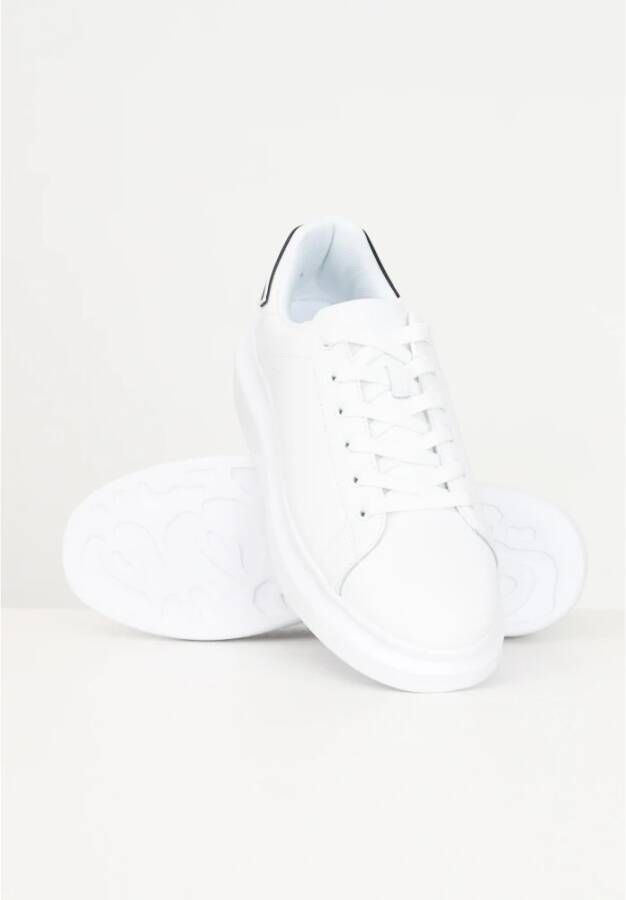 Just Cavalli Witte Sneakers met Logo Hiel White Heren