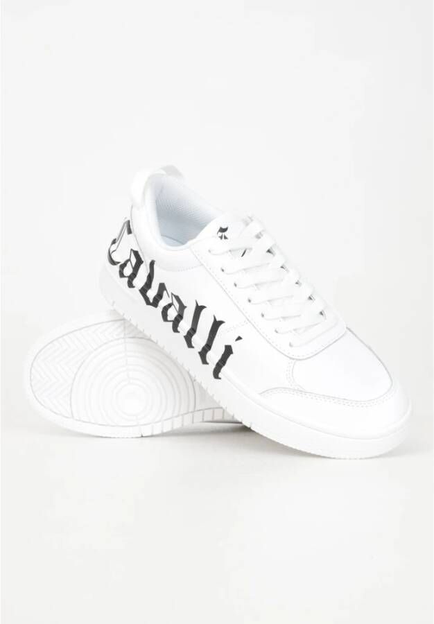 Just Cavalli Witte Sneakers met Logoprint White Heren