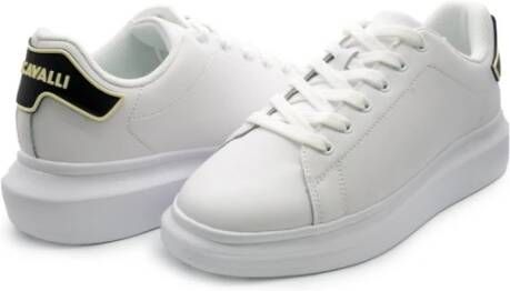 Just Cavalli Witte sneakers met rubberen zool White Heren