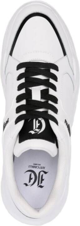 Just Cavalli Witte Sneakers voor Mannen Aw24 White Heren