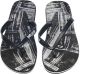 Just Cavalli Logo Heren Flip-Flops Beachwear Schoenen Black Heren - Thumbnail 7