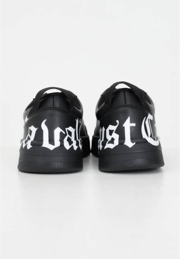 Just Cavalli Zwarte Logo Sneakers Herfst Winter Black Heren