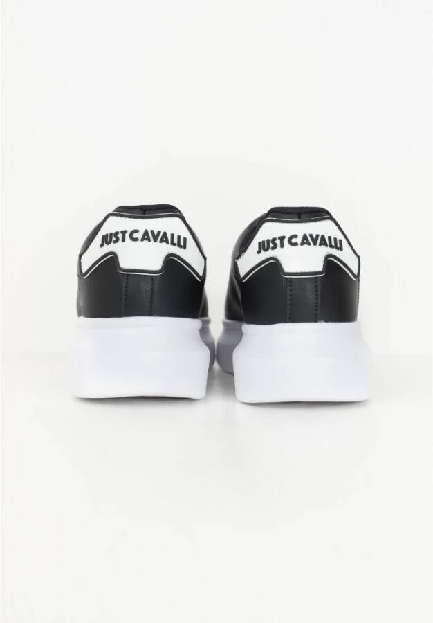 Just Cavalli Zwarte Sneakers met Logo Black Dames