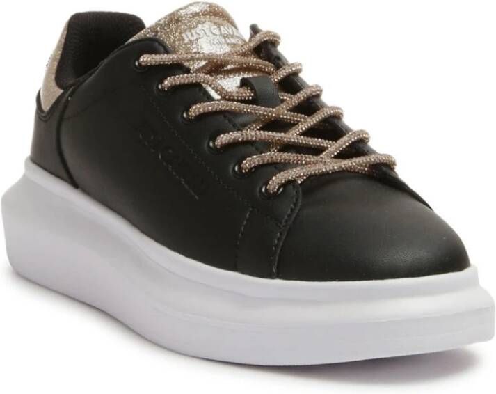 Just Cavalli Zwarte Sneakers voor Vrouwen Black Dames