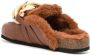 JW Anderson Bruine Casual Loafers met synthetische bont Brown Dames - Thumbnail 3