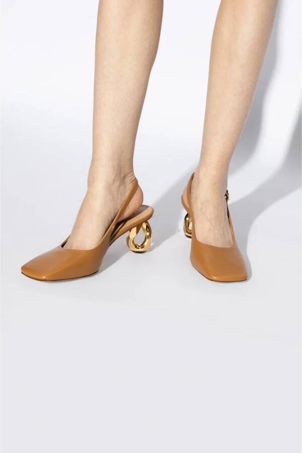 JW Anderson Catena hoge hakken Brown Dames