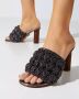 JW Anderson Donkergrijze sandalen met hak en geweven band Gray Dames - Thumbnail 2