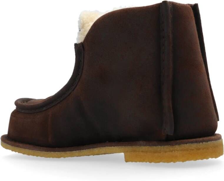 JW Anderson Enkelhoge sneeuwlaarzen Brown Dames