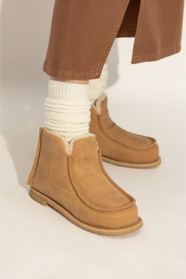 JW Anderson Enkellaarsjes voor de Sneeuw Beige Dames