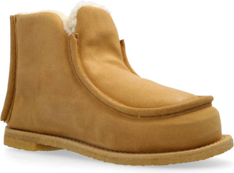 JW Anderson Enkellaarsjes voor de Sneeuw Beige Dames