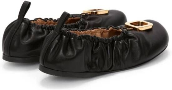 JW Anderson Gesp Ballerina Schoenen Black Dames