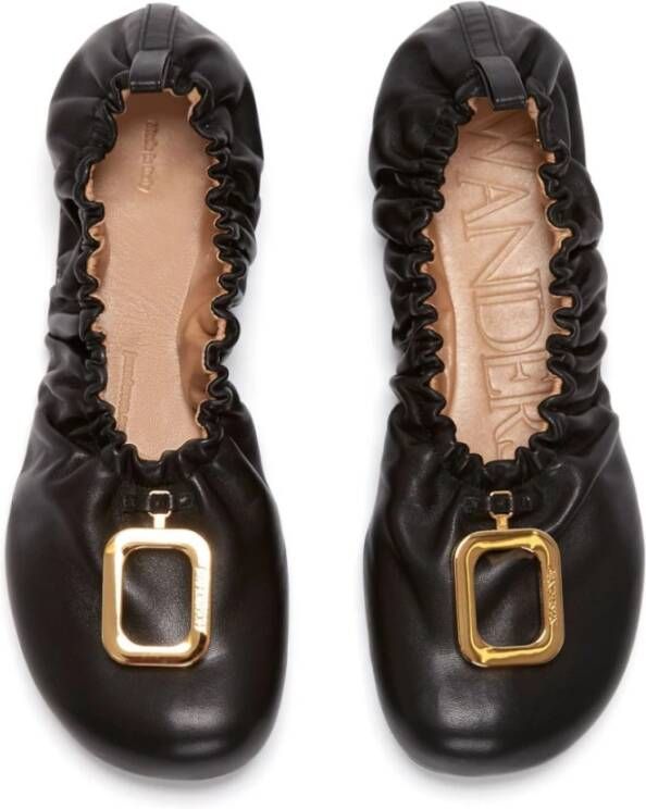 JW Anderson Gesp Ballerina Schoenen Black Dames