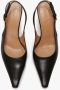 JW Anderson Ketting Hak Leren Slingback Sandalen Black Dames - Thumbnail 2