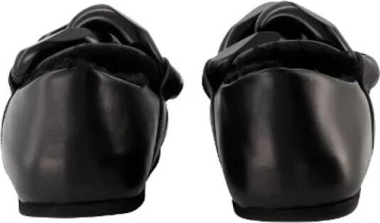 JW Anderson Leather flats Black Dames