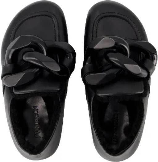 JW Anderson Leather flats Black Dames