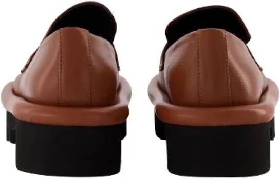 JW Anderson Leather flats Brown Dames