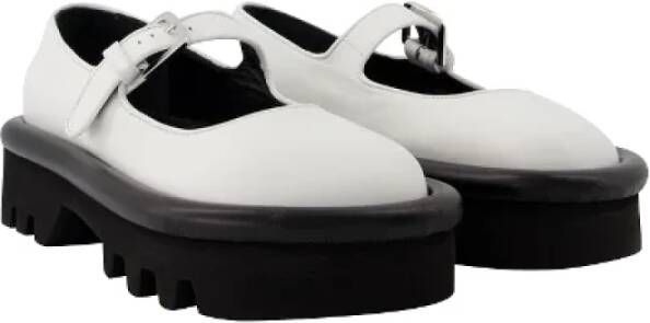 JW Anderson Leather flats White Dames