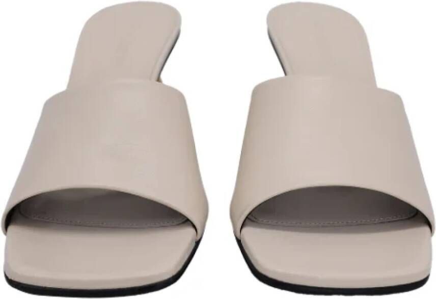 JW Anderson Leather mules Beige Dames