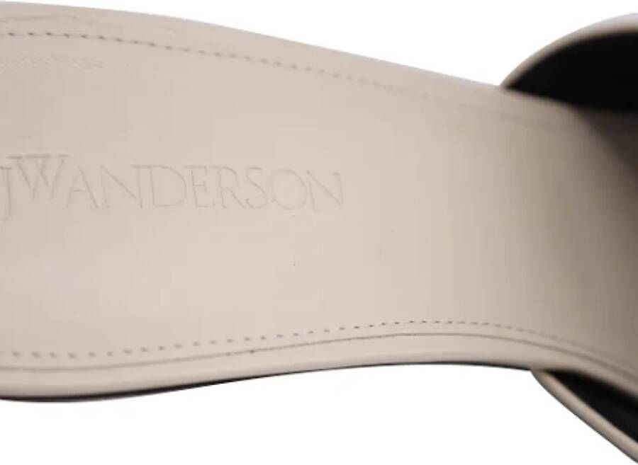 JW Anderson Leather mules Beige Dames