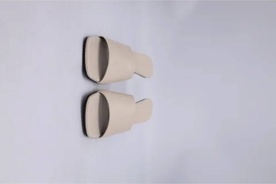 JW Anderson Leather mules Beige Dames