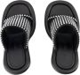 JW Anderson Leather sandals Black Dames - Thumbnail 4