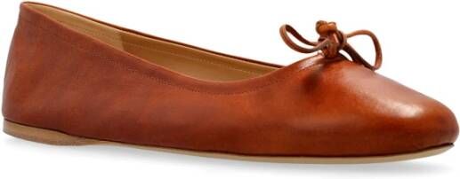 JW Anderson Leren balletflats Brown Dames