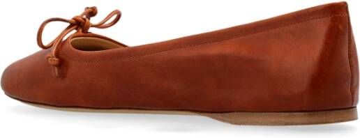 JW Anderson Leren balletflats Brown Dames