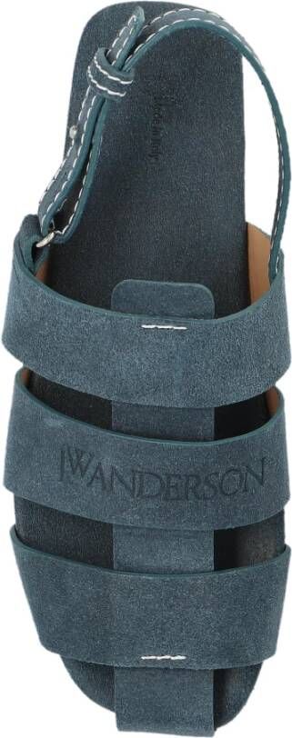 JW Anderson Leren laarzen Blue Dames