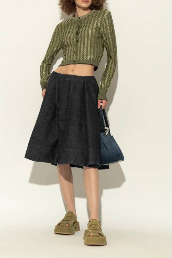 JW Anderson Leren laarzen Green Dames