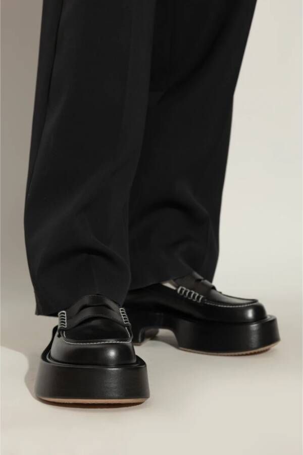 JW Anderson Leren schoenen Black Dames