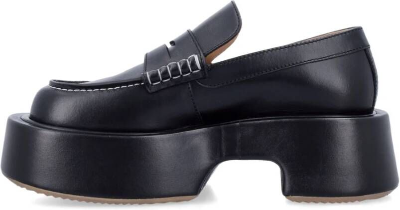 JW Anderson Platform Moccasin Schoenen voor Vrouwen Black Dames