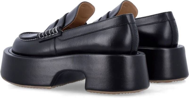 JW Anderson Platform Moccasin Schoenen voor Vrouwen Black Dames