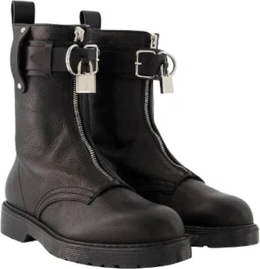 JW Anderson Pre-owned Leather boots Black Dames