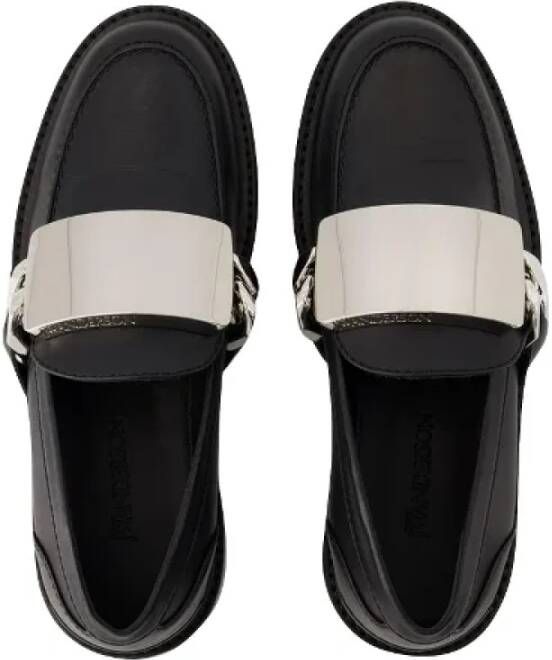 JW Anderson Pre-owned Leather flats Black Dames