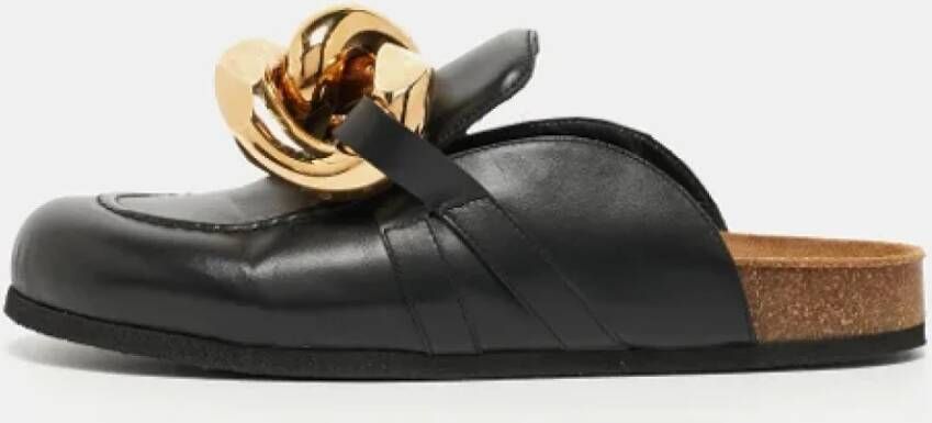 JW Anderson Pre-owned Leather mules Black Dames