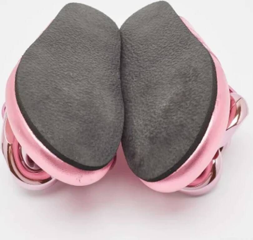 JW Anderson Pre-owned Leather mules Pink Dames