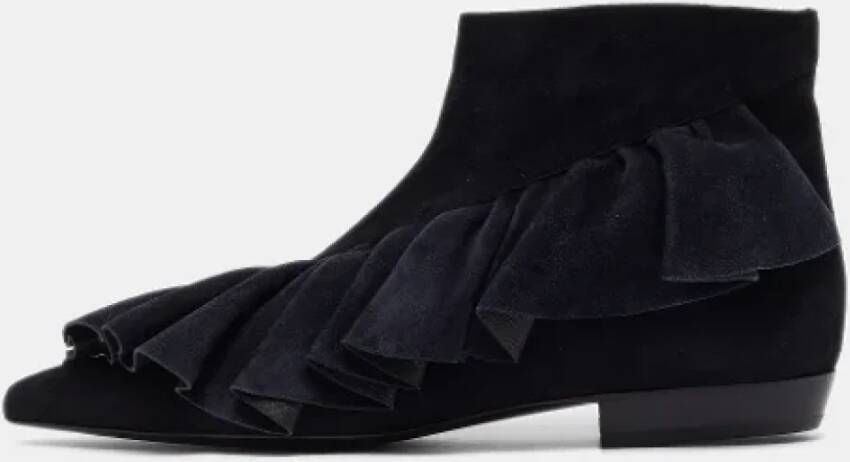 JW Anderson Pre-owned Suede boots Black Dames