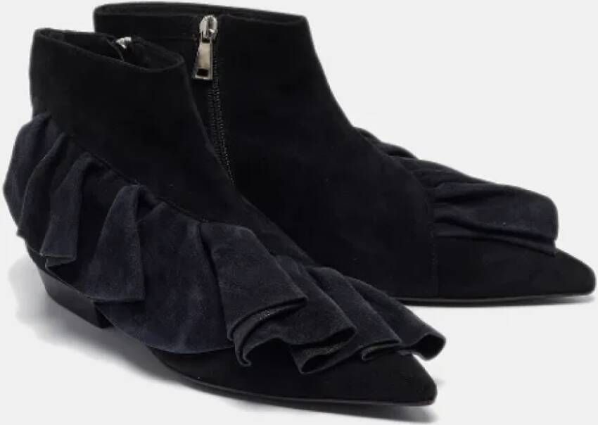 JW Anderson Pre-owned Suede boots Black Dames