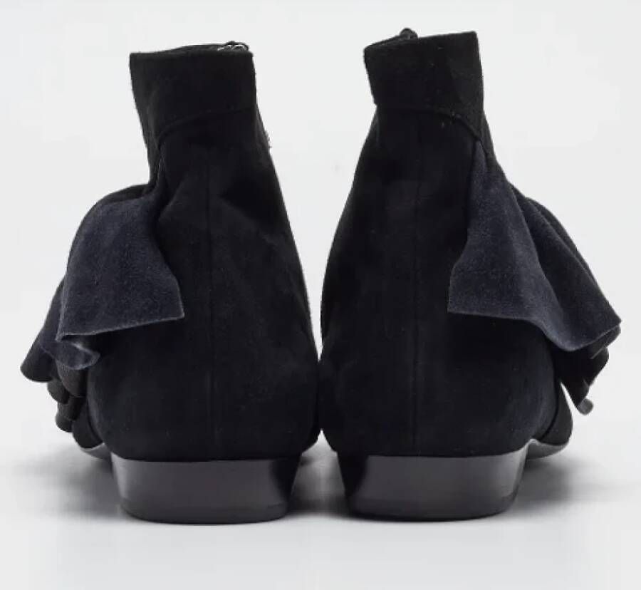 JW Anderson Pre-owned Suede boots Black Dames