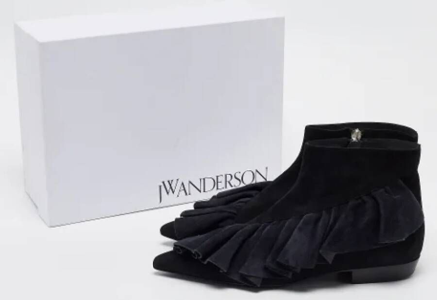 JW Anderson Pre-owned Suede boots Black Dames